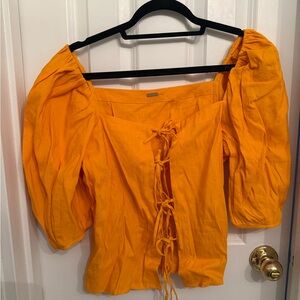 Cult Gaia Aurel Top Orange never worn